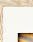 Cosmic Reflections Framed print A3 (29.7 x 42 cm) Wood frame corner detail
