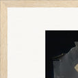 Never too Late Framed print A3 (29.7 x 42 cm) Wood frame corner detail