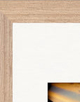 Cosmic Reflections Framed print A3 (29.7 x 42 cm) Wood frame corner detail