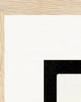 Little Secret Framed print A3 (29.7 x 42 cm) Wood frame corner detail