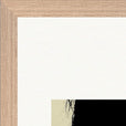 Shadow of Self Framed print A3 (29.7 x 42 cm) Wood frame corner detail