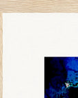 Web of Colours Framed print A3 (29.7 x 42 cm) Wood frame corner detail