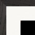 Face It Framed print 30x30 cm / 12x12″ Black frame corner detail