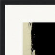 Shadow of Self Framed print 30x30 cm / 12x12″ Black frame corner detail