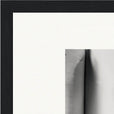 Synch'd Hands Framed print 30x30 cm / 12x12″ Black frame corner detail