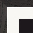 On the Road Framed print 30x30 cm / 12x12″ Black frame corner detail
