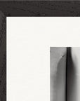Synch'd Hands Framed print 30x30 cm / 12x12″ Black frame corner detail