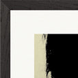 Shadow of Self Framed print 30x30 cm / 12x12″ Black frame corner detail