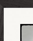 Circle of Life Framed print 30x30 cm / 12x12″ Black frame corner detail