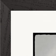 Circle of Life Framed print 30x30 cm / 12x12″ Black frame corner detail
