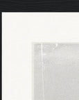 The Space We Share Framed print 30x30 cm / 12x12″ Black frame corner detail