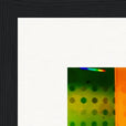 In the Eye Framed print 30x30 cm / 12x12″ Black frame corner detail