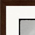 Circle of Life Framed print 30x30 cm / 12x12″ Dark wood frame corner detail