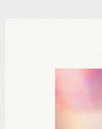 Indigo Sky Framed print 30x30 cm / 12x12″ White frame corner detail