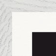 On the Road Framed print 30x30 cm / 12x12″ White frame corner detail
