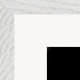 Face It Framed print 30x30 cm / 12x12″ White frame corner detail