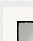 Circle of Life Framed print 30x30 cm / 12x12″ White frame corner detail