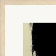 Shadow of Self Framed print 30x30 cm / 12x12″ Wood frame corner detail