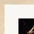 Dancing in Colours Framed print 30x30 cm / 12x12″ Wood frame corner detail
