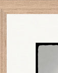 Circle of Life Framed print 30x30 cm / 12x12″ Wood frame corner detail