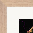 Dancing in Colours Framed print 30x30 cm / 12x12″ Wood frame corner detail