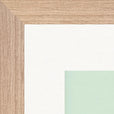 Lacey Leg Framed print 30x30 cm / 12x12″ Wood frame corner detail