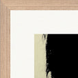 Shadow of Self Framed print 30x30 cm / 12x12″ Wood frame corner detail