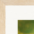 Emerald Storms Framed print 30x30 cm / 12x12″ Wood frame corner detail