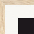 On the Road Framed print 30x30 cm / 12x12″ Wood frame corner detail