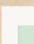 Lacey Leg Framed print 30x30 cm / 12x12″ Wood frame corner detail