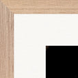 Face It Framed print 30x30 cm / 12x12″ Wood frame corner detail
