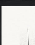 The Urban Matrix Framed print 30x40 cm / 12x16″ Black frame corner detail