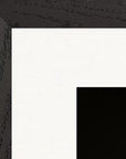 A Dreamer’s Strength Framed print 30x40 cm / 12x16″ Black frame corner detail