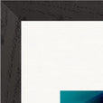 Around and Around Framed print 30x40 cm / 12x16″ Black frame corner detail