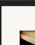 Cosmic Reflections Framed print 30x40 cm / 12x16″ Black frame corner detail