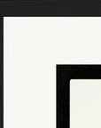 Little Secret Framed print 30x40 cm / 12x16″ Black frame corner detail