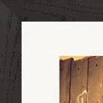 Blast Off Framed print 30x40 cm / 12x16″ Black frame corner detail