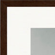 Everyday Hero Framed print 30x40 cm / 12x16″ Dark wood frame corner detail