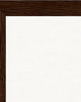 Underwater Flight Framed print 30x40 cm / 12x16″ Dark wood frame corner detail