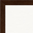 Underwater Flight Framed print 30x40 cm / 12x16″ Dark wood frame corner detail