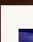 The Unwritten Path Framed print 30x40 cm / 12x16″ Dark wood frame corner detail