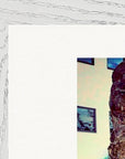 Wash It Framed print 30x40 cm / 12x16″ White frame corner detail