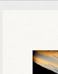 Cosmic Reflections Framed print 30x40 cm / 12x16″ White frame corner detail
