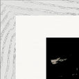 Vibe of Life Framed print 30x40 cm / 12x16″ White frame corner detail
