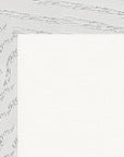 Circle of Life Framed print 30x40 cm / 12x16″ White frame corner detail
