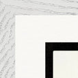 Little Secret Framed print 30x40 cm / 12x16″ White frame corner detail