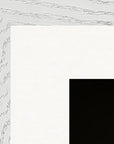 A Dreamer’s Strength Framed print 30x40 cm / 12x16″ White frame corner detail