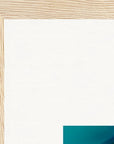 Around and Around Framed print 30x40 cm / 12x16″ Wood frame corner detail