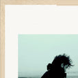 Misty Mind Framed print 30x40 cm / 12x16″ Wood frame corner detail