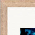 Bubbles and Sky Sticks Framed print 30x40 cm / 12x16″ Wood frame corner detail